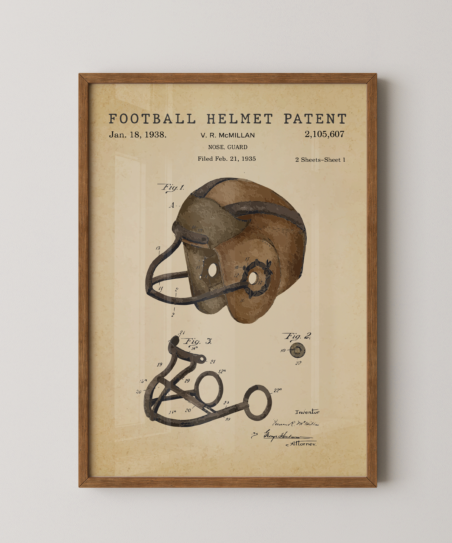 Football Helmet Patent
