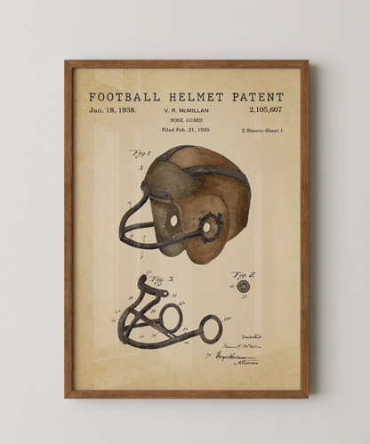 Football Helmet Patent