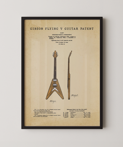 Gibson Flying V Patent
