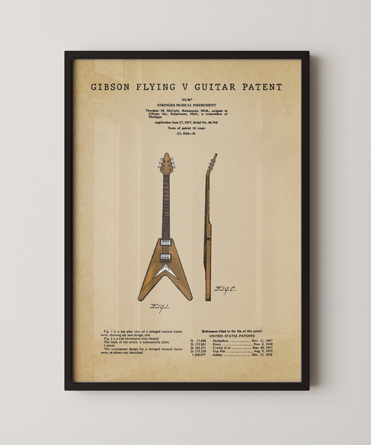 Gibson Flying V Patent
