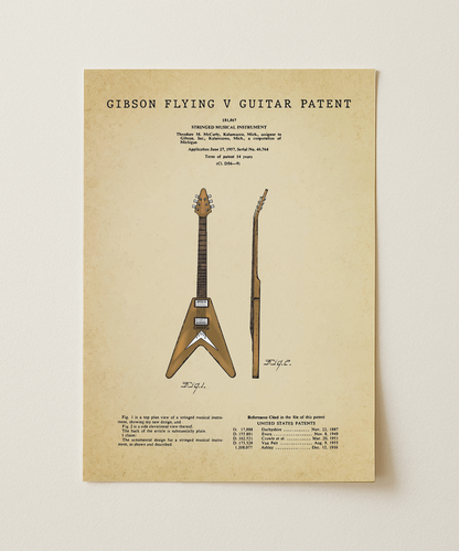 Gibson Flying V Patent