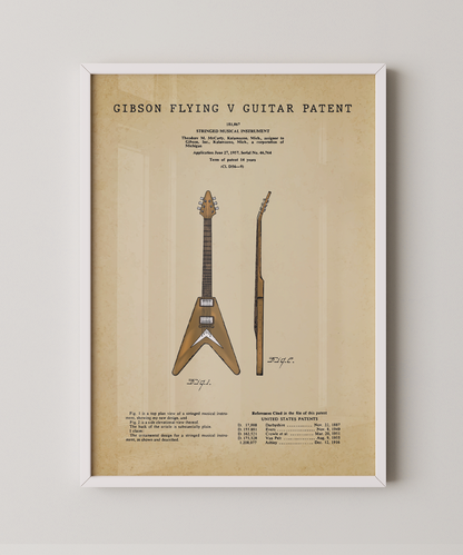 Gibson Flying V Patent