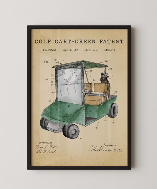 Golf Cart-Green Patent