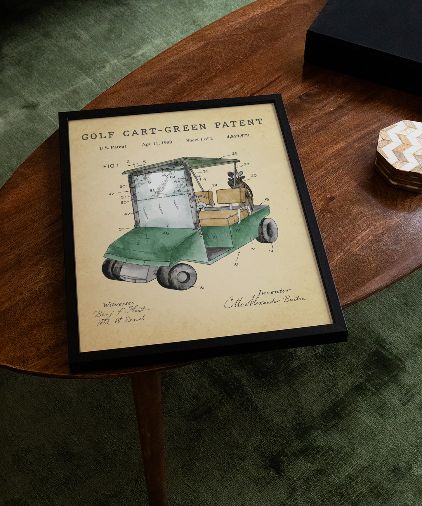 Golf Cart-Green Patent