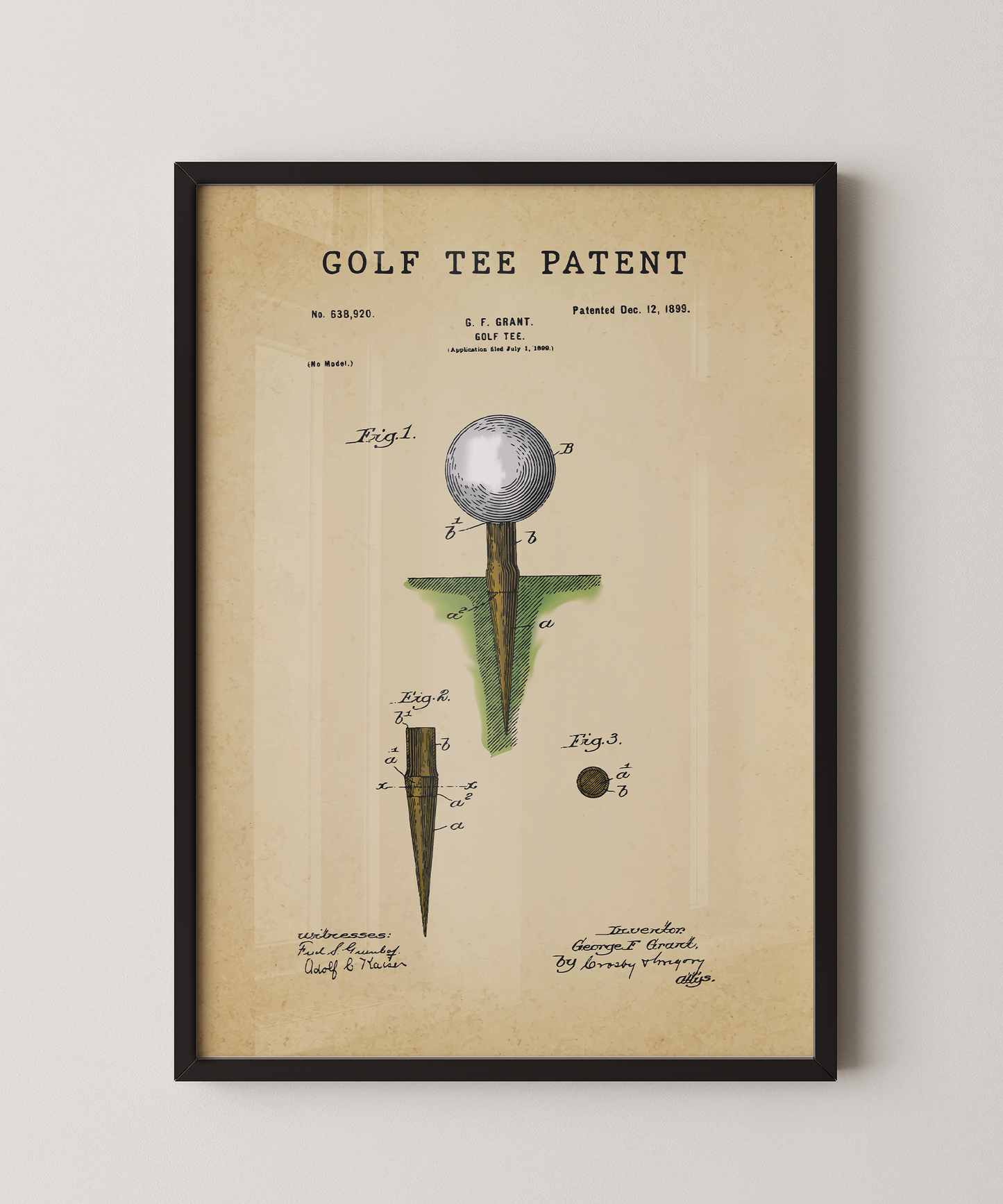 Golf Tee Patent
