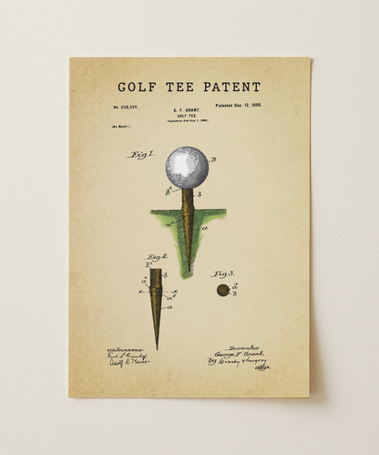 Golf Tee Patent