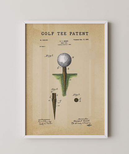 Golf Tee Patent