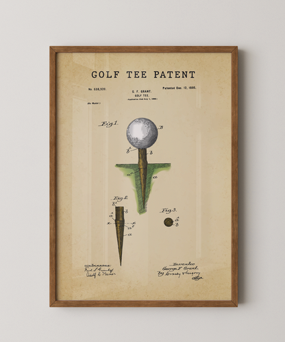 Golf Tee Patent
