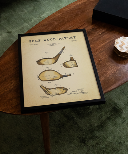 Golf Wood Patent