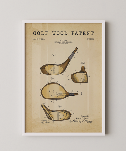 Golf Wood Patent