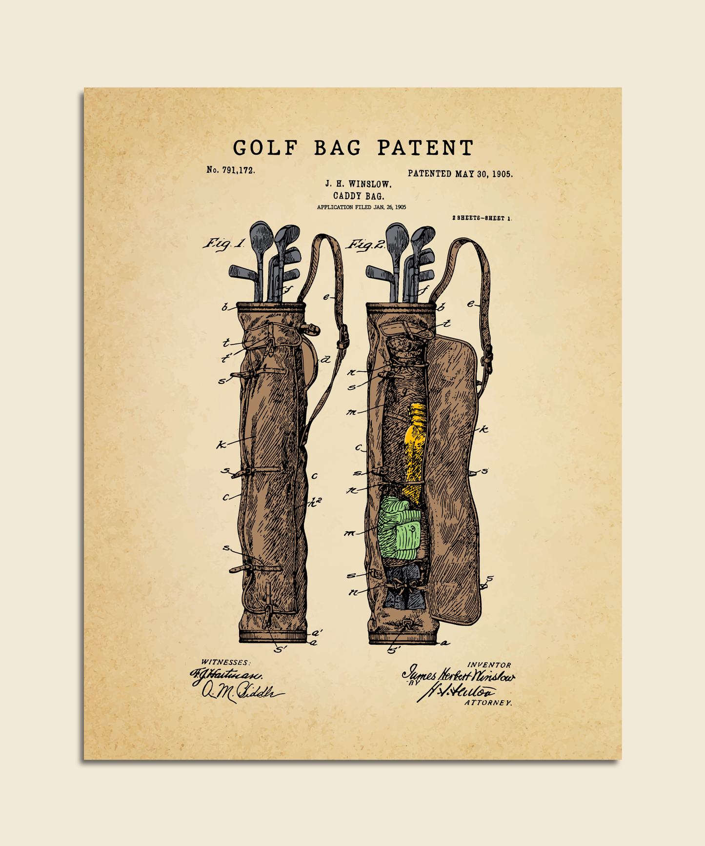 Golf Bag Patent