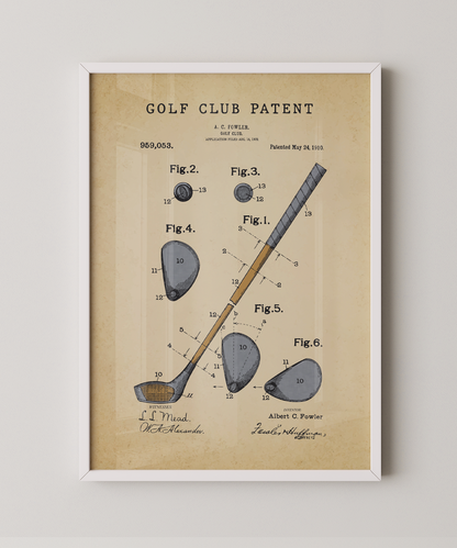 Golf Club Patent