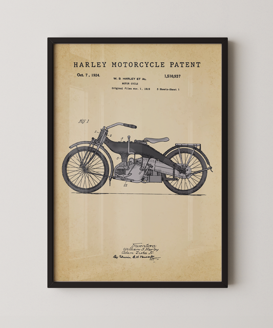 Harley Motorcycle Patent