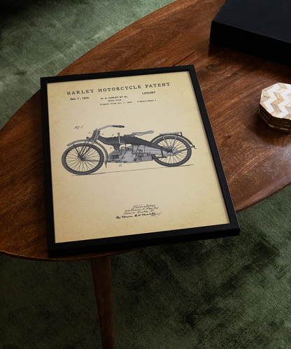 Harley Motorcycle Patent