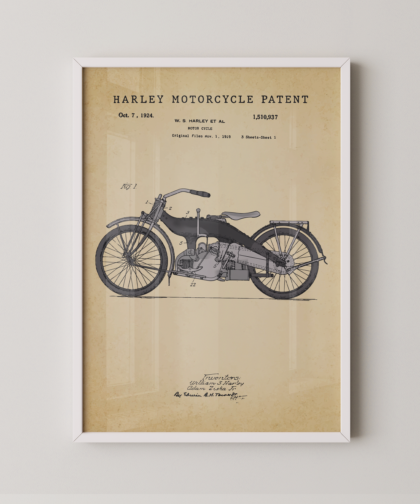 Harley Motorcycle Patent