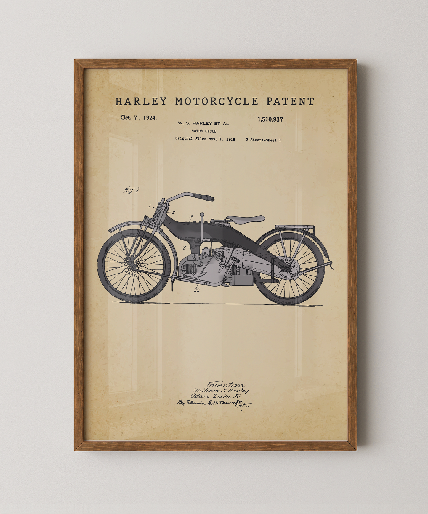 Harley Motorcycle Patent