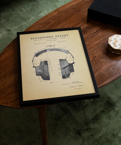 Headphones Patent