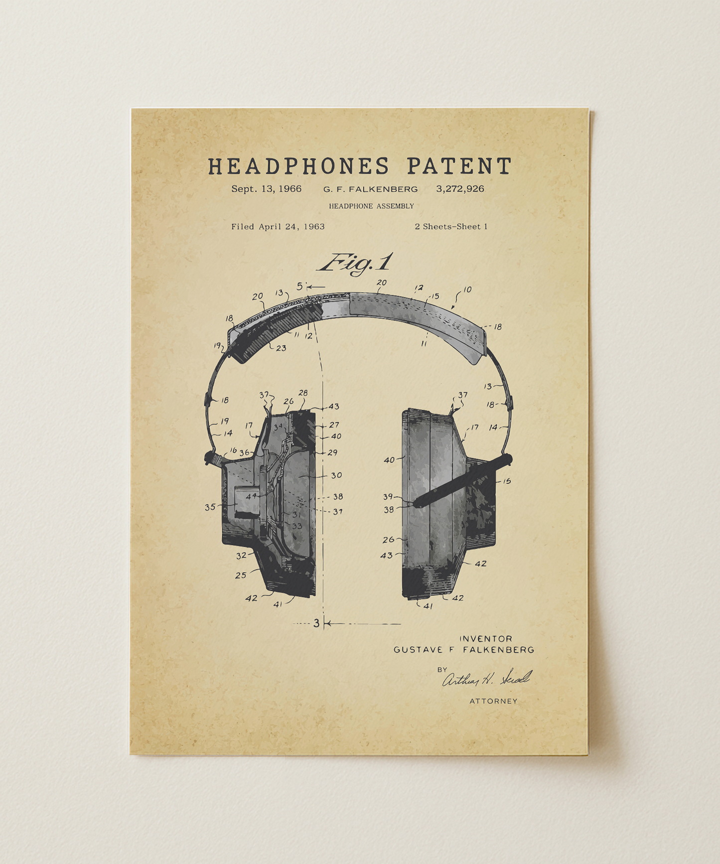 Headphones Patent