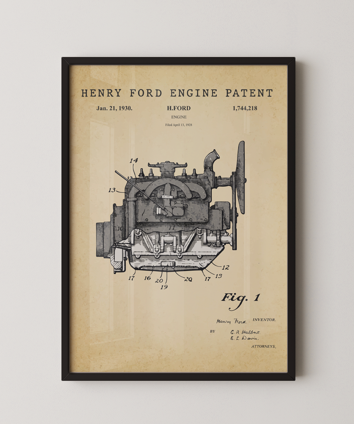 Henry Ford Engine Patent
