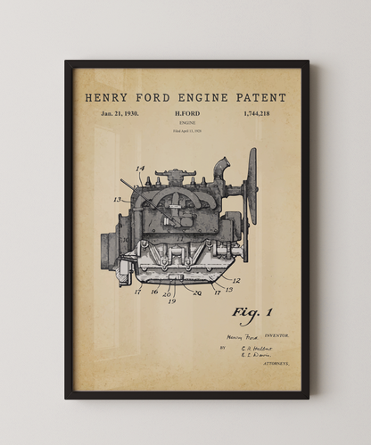 Henry Ford Engine Patent
