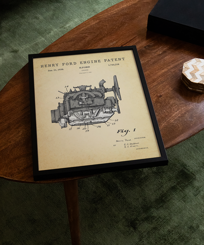 Henry Ford Engine Patent