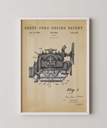 Henry Ford Engine Patent