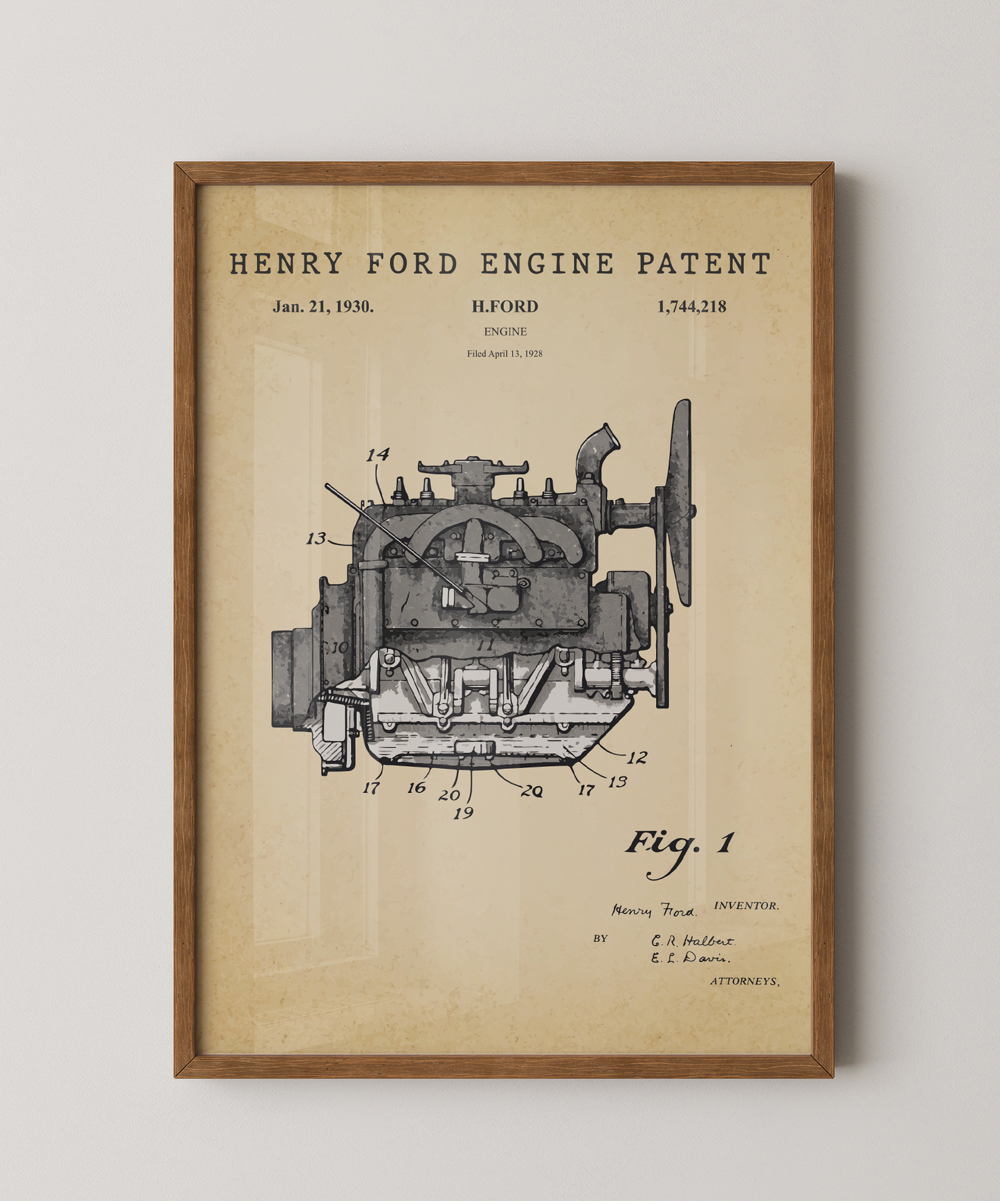 Henry Ford Engine Patent