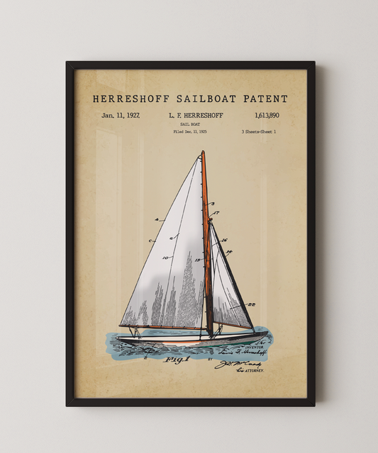 Herreshoff Sailboat Patent
