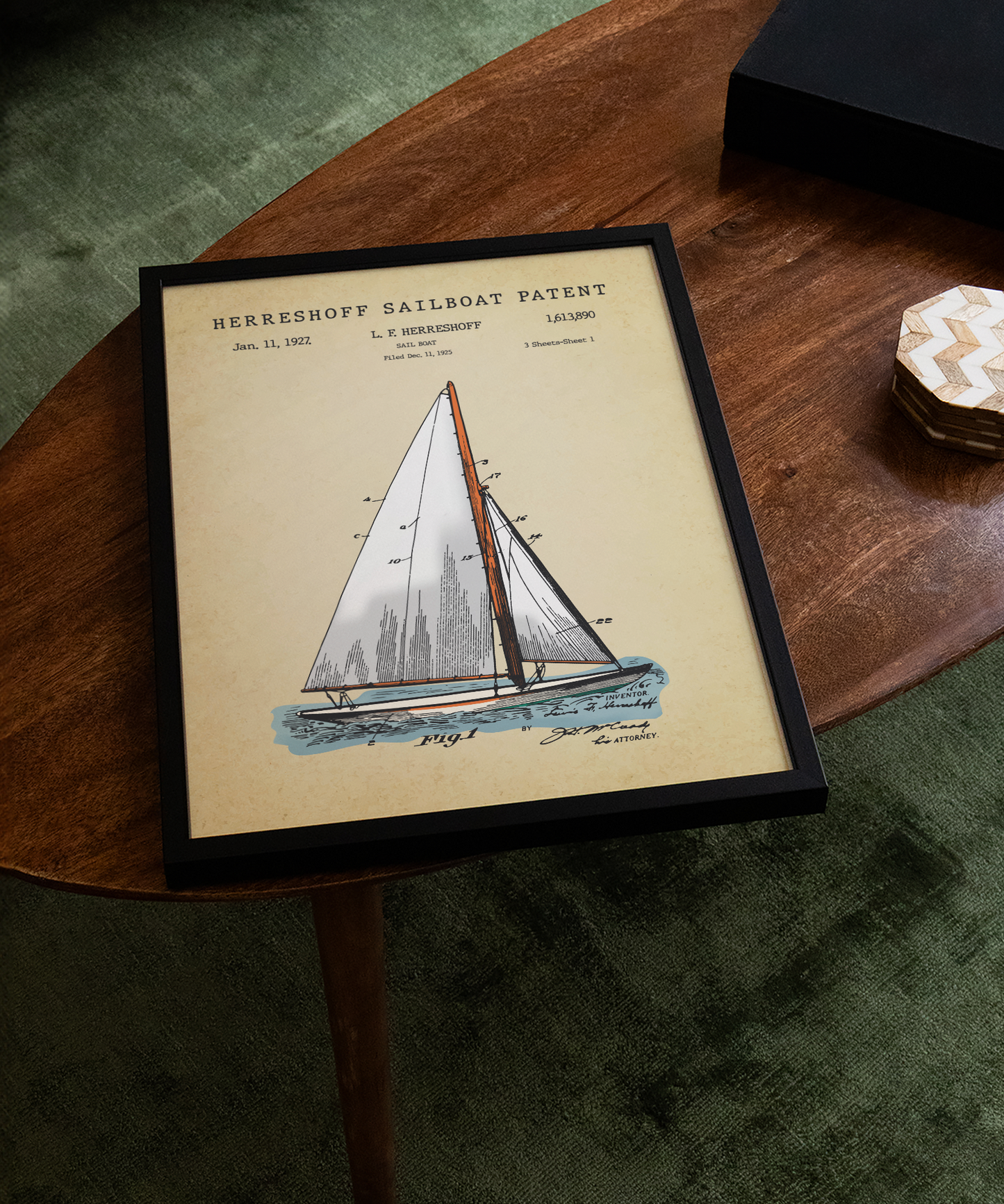 Herreshoff Sailboat Patent