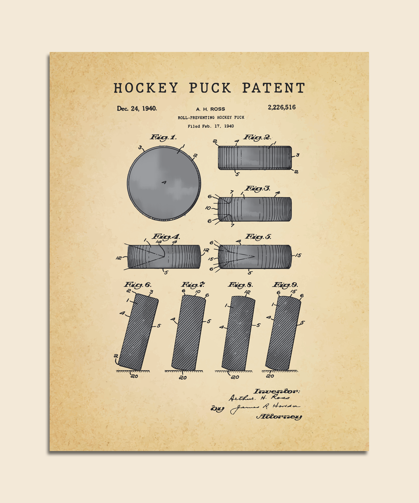 Hockey Puck Patent