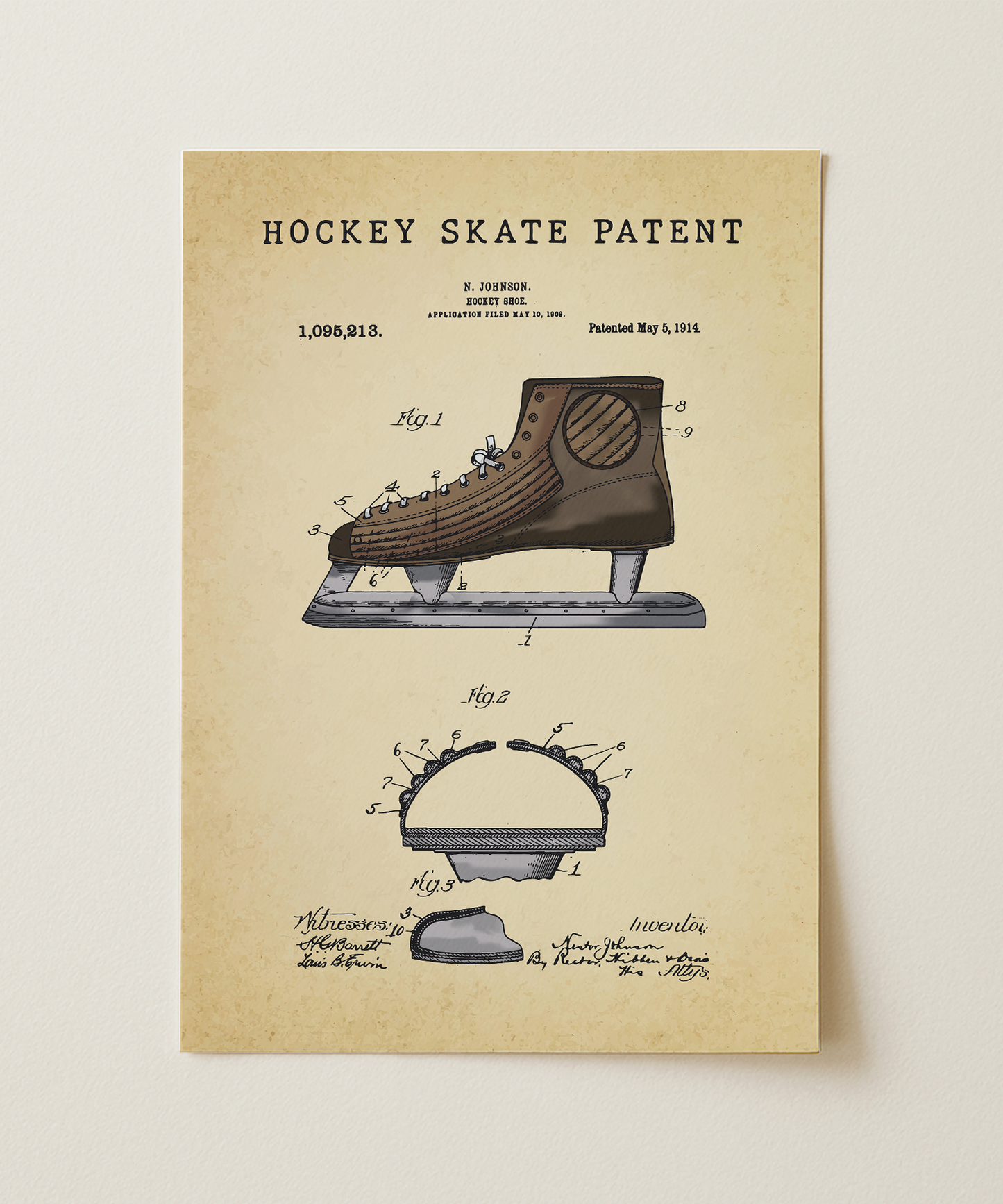 Hockey Skate Patent