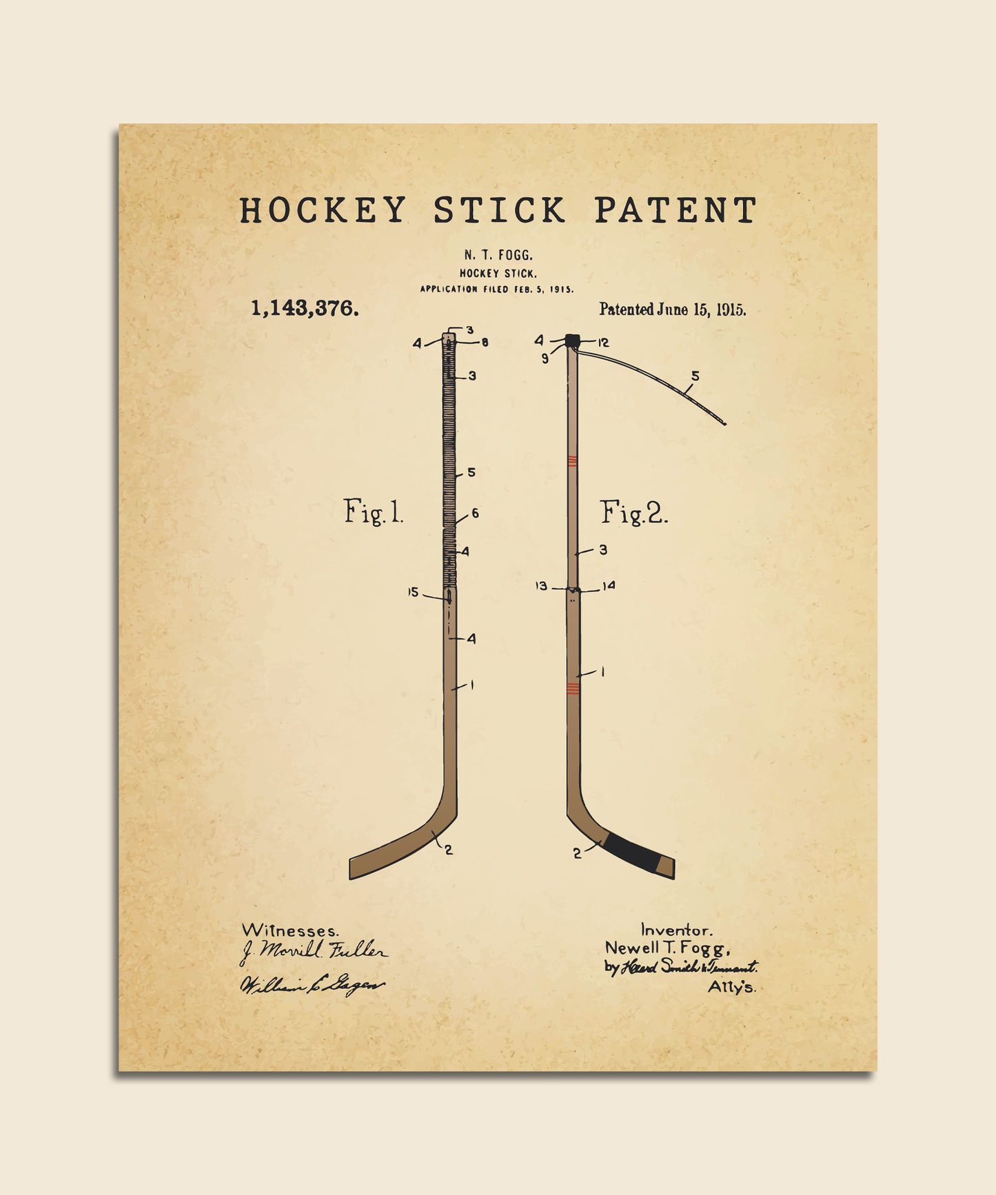 Hockey Stick Patent