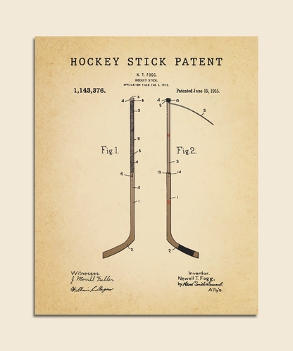 Hockey Stick Patent