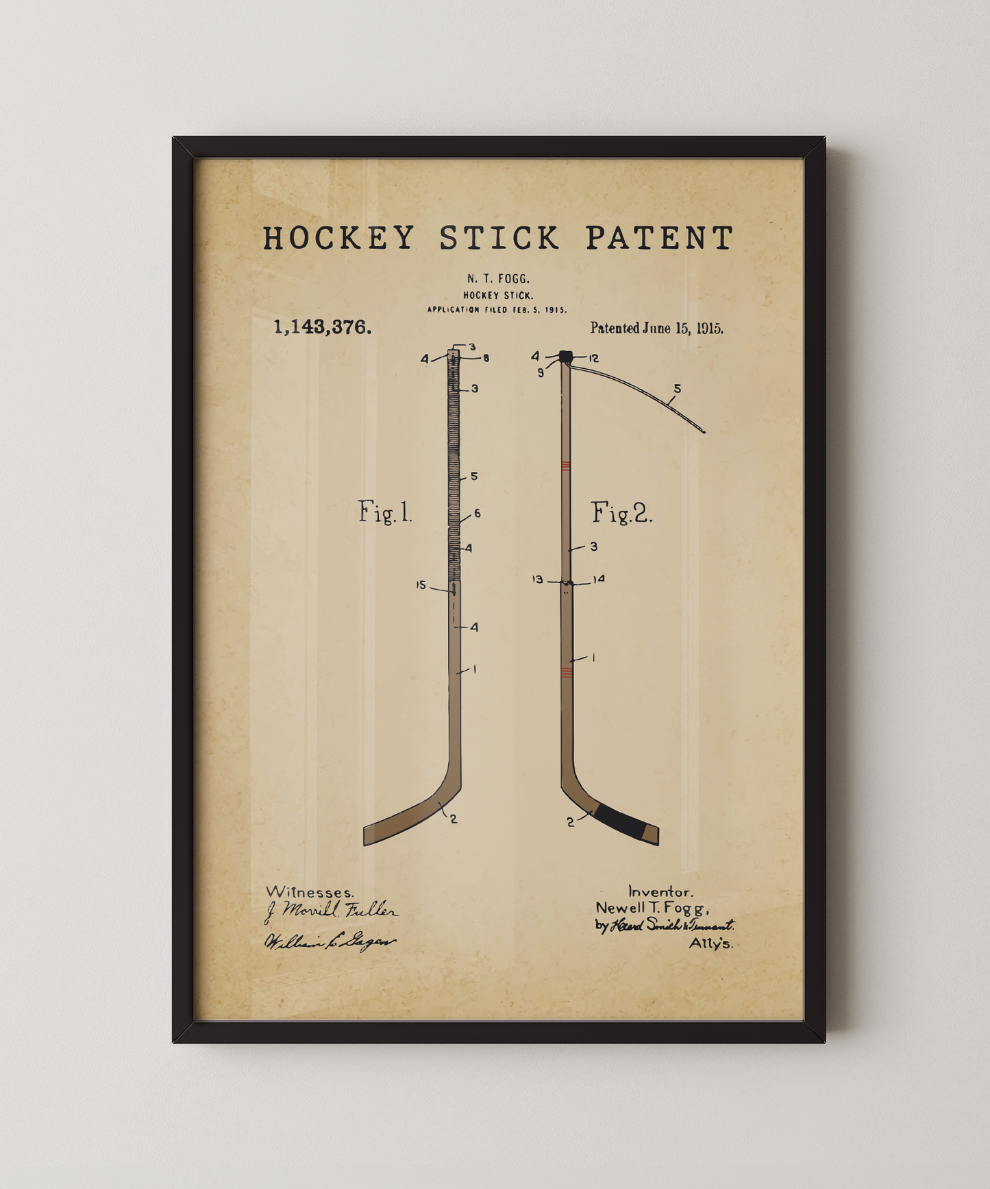 Hockey Stick Patent