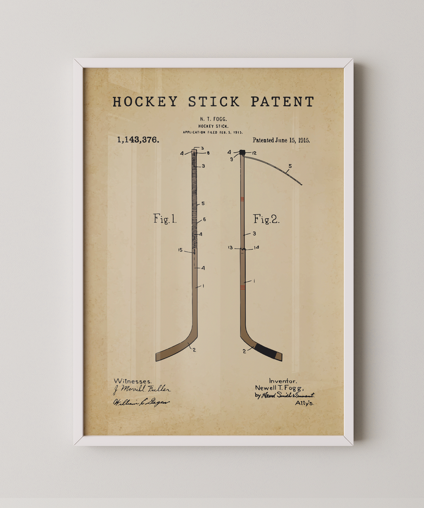 Hockey Stick Patent