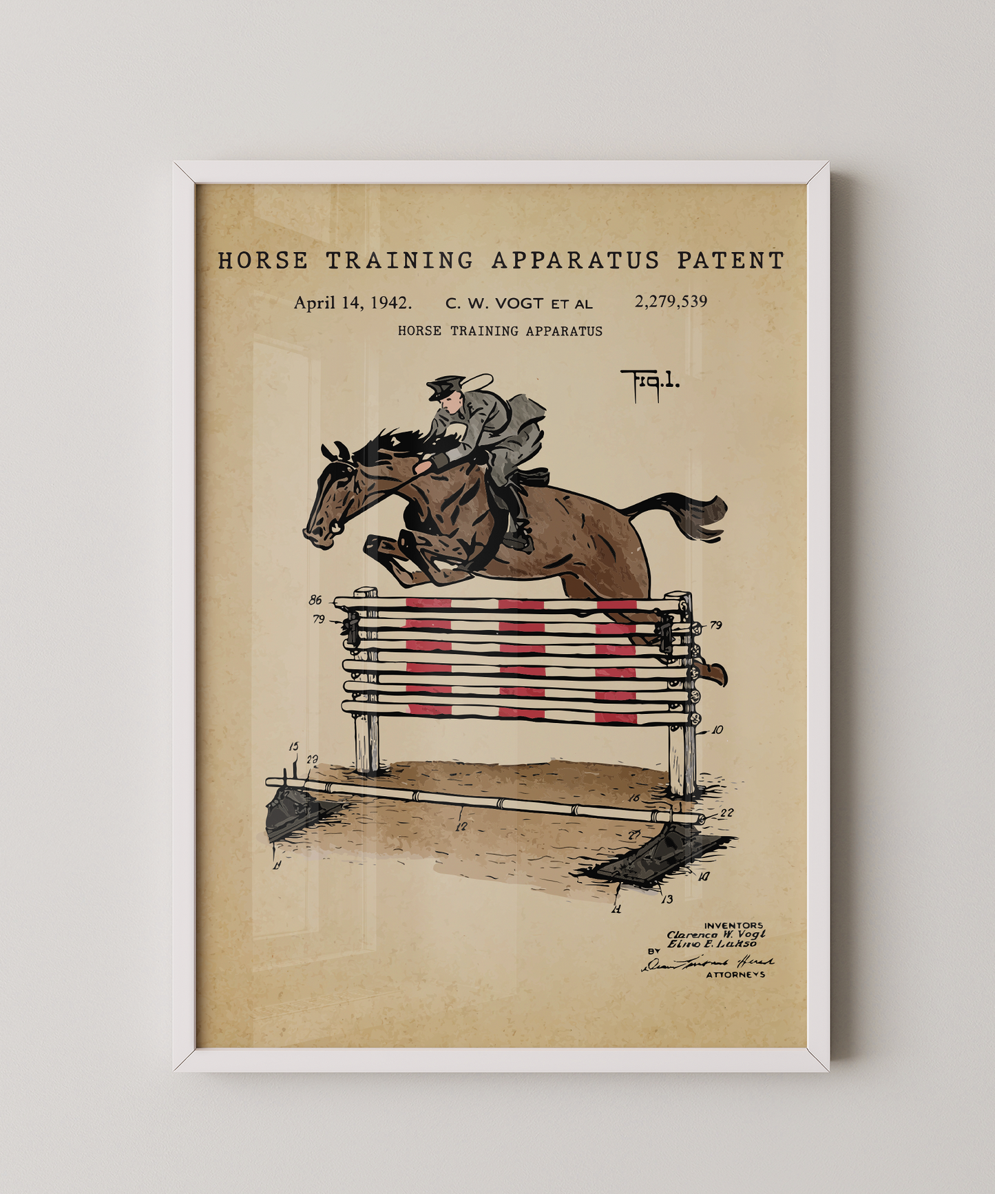 Horse Training Apparatus Patent