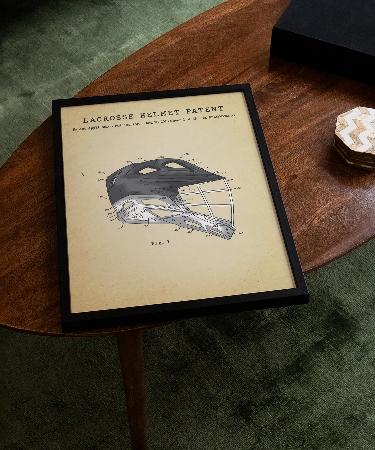 Lacrosse Helmet Patent