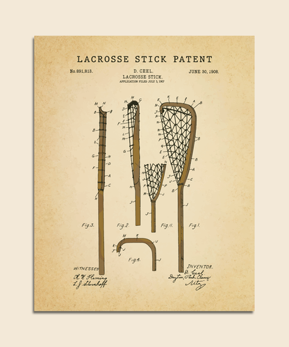 Lacrosse Stick Patent