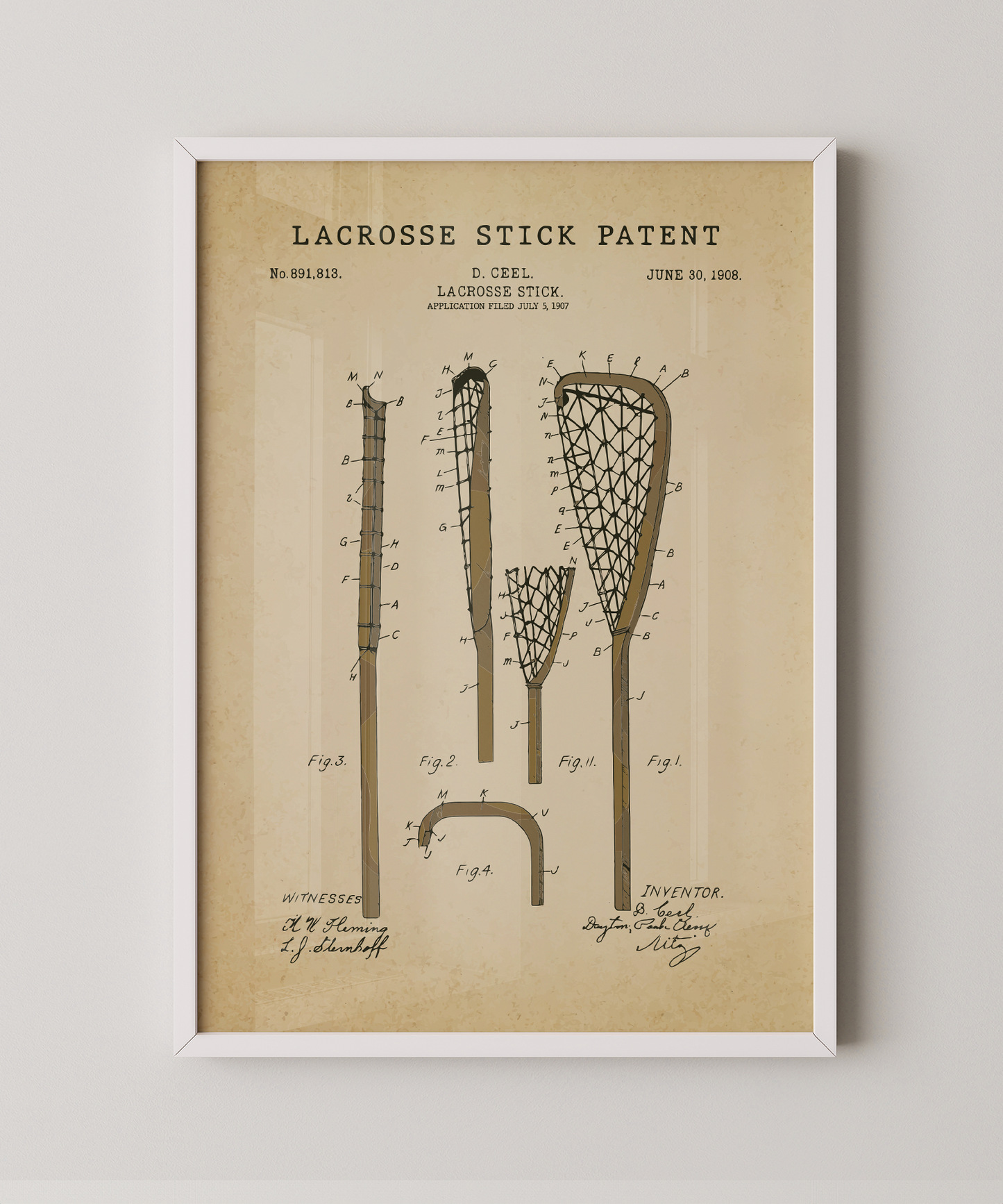 Lacrosse Stick Patent