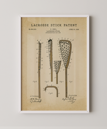 Lacrosse Stick Patent
