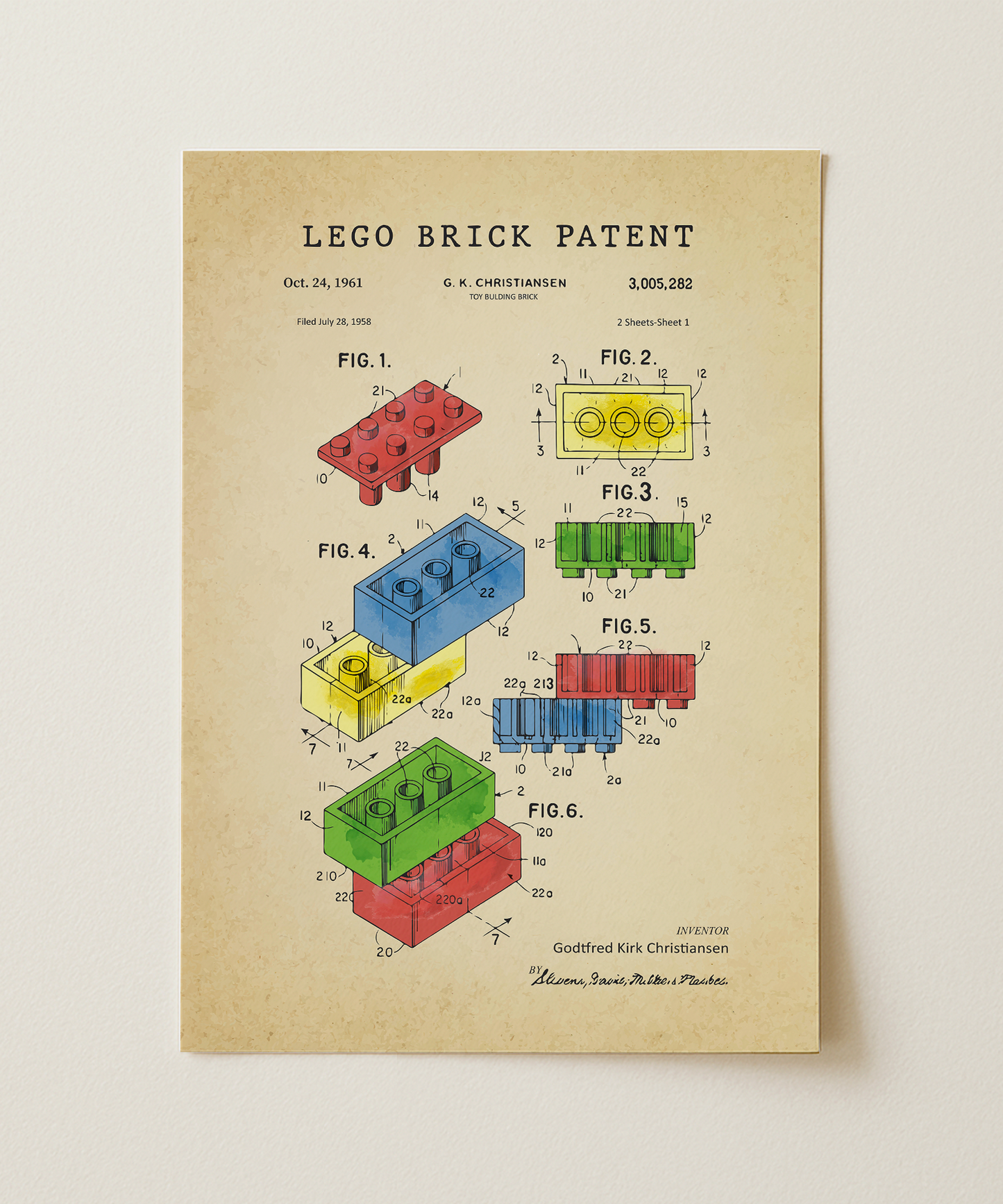 LEGO Brick Patent