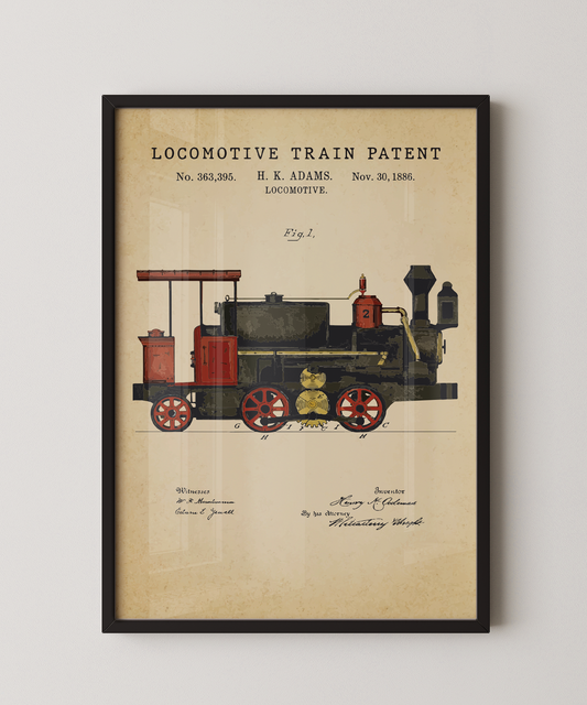 Locomotive Train Patent