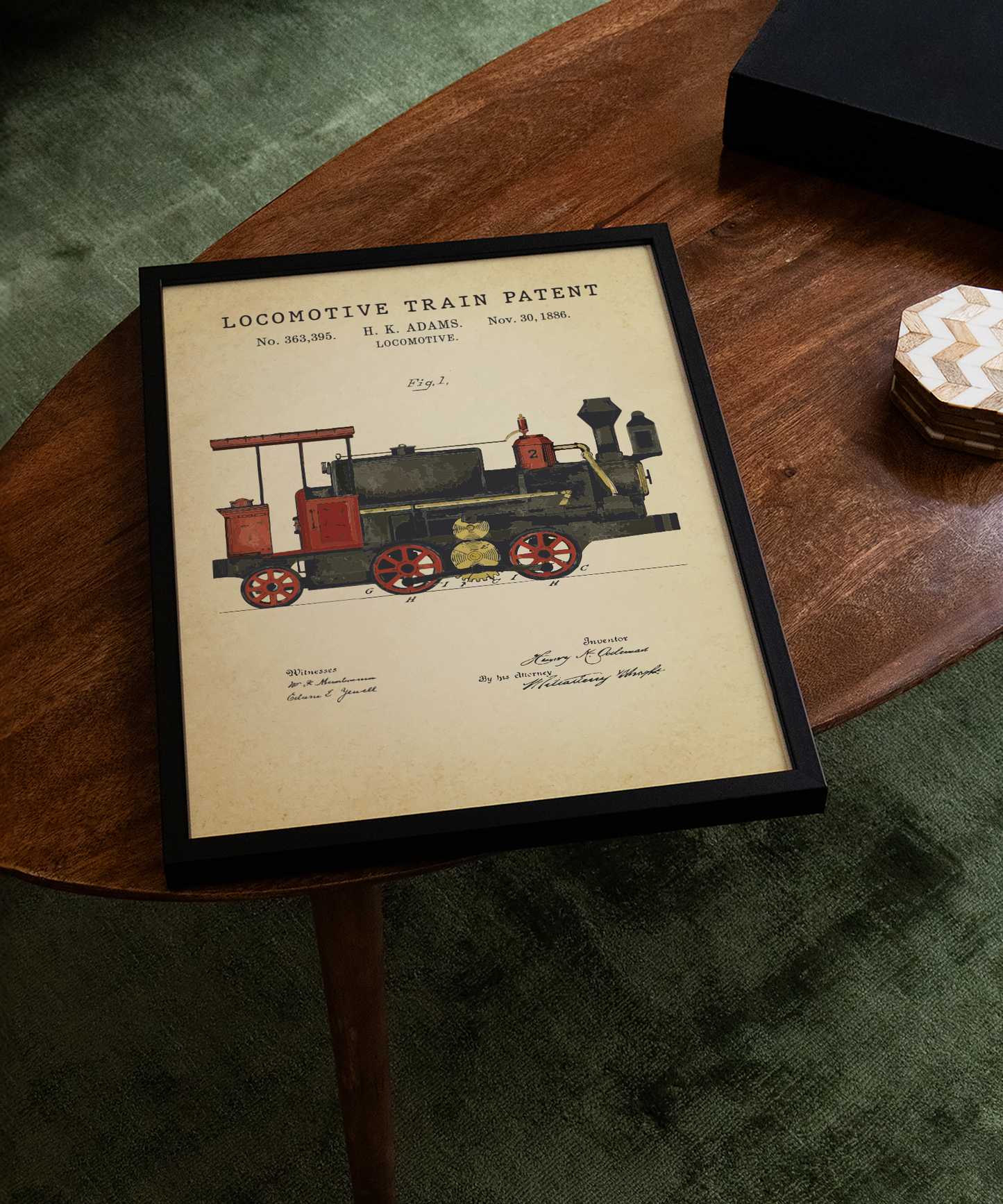 Locomotive Train Patent