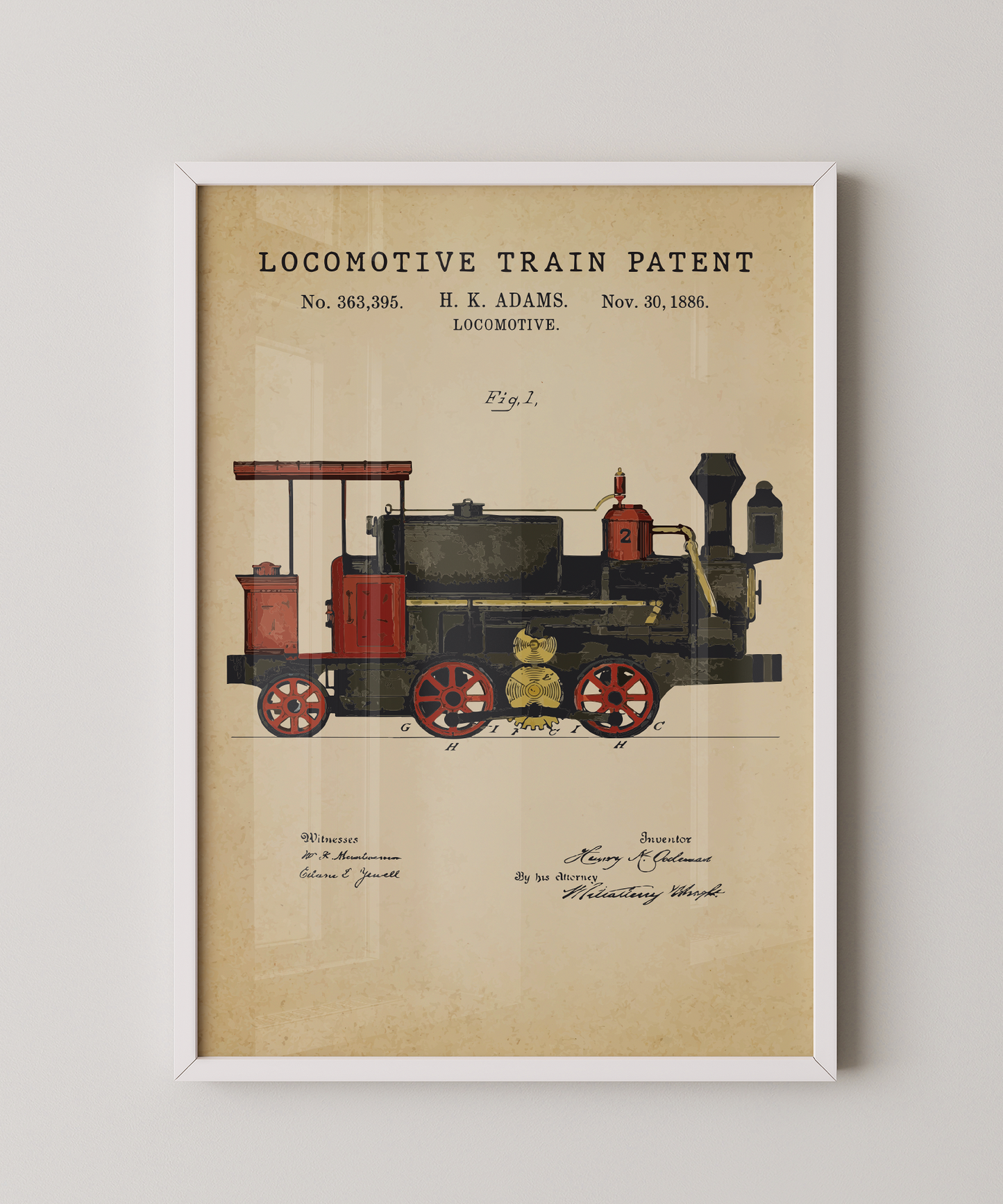 Locomotive Train Patent