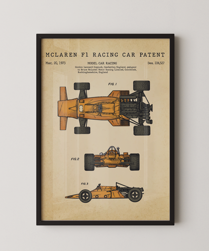 Mclaren F1 Racing Car Patent