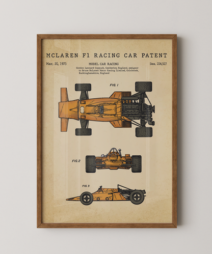 Mclaren F1 Racing Car Patent
