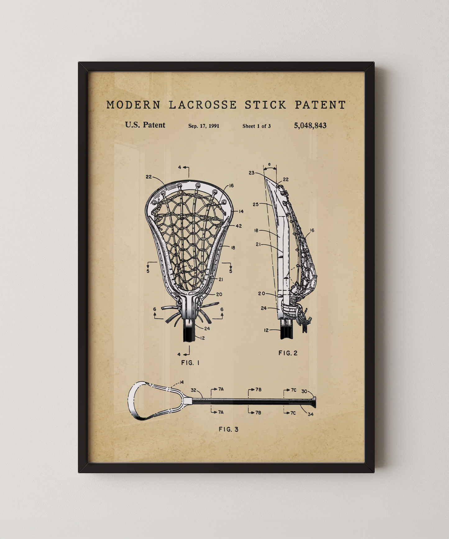 Modern Lacrosse Stick Patent