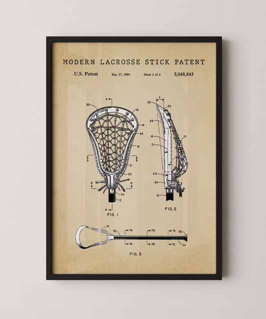 Modern Lacrosse Stick Patent
