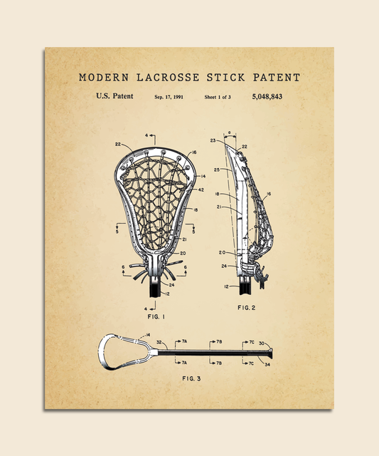 Modern Lacrosse Stick Patent