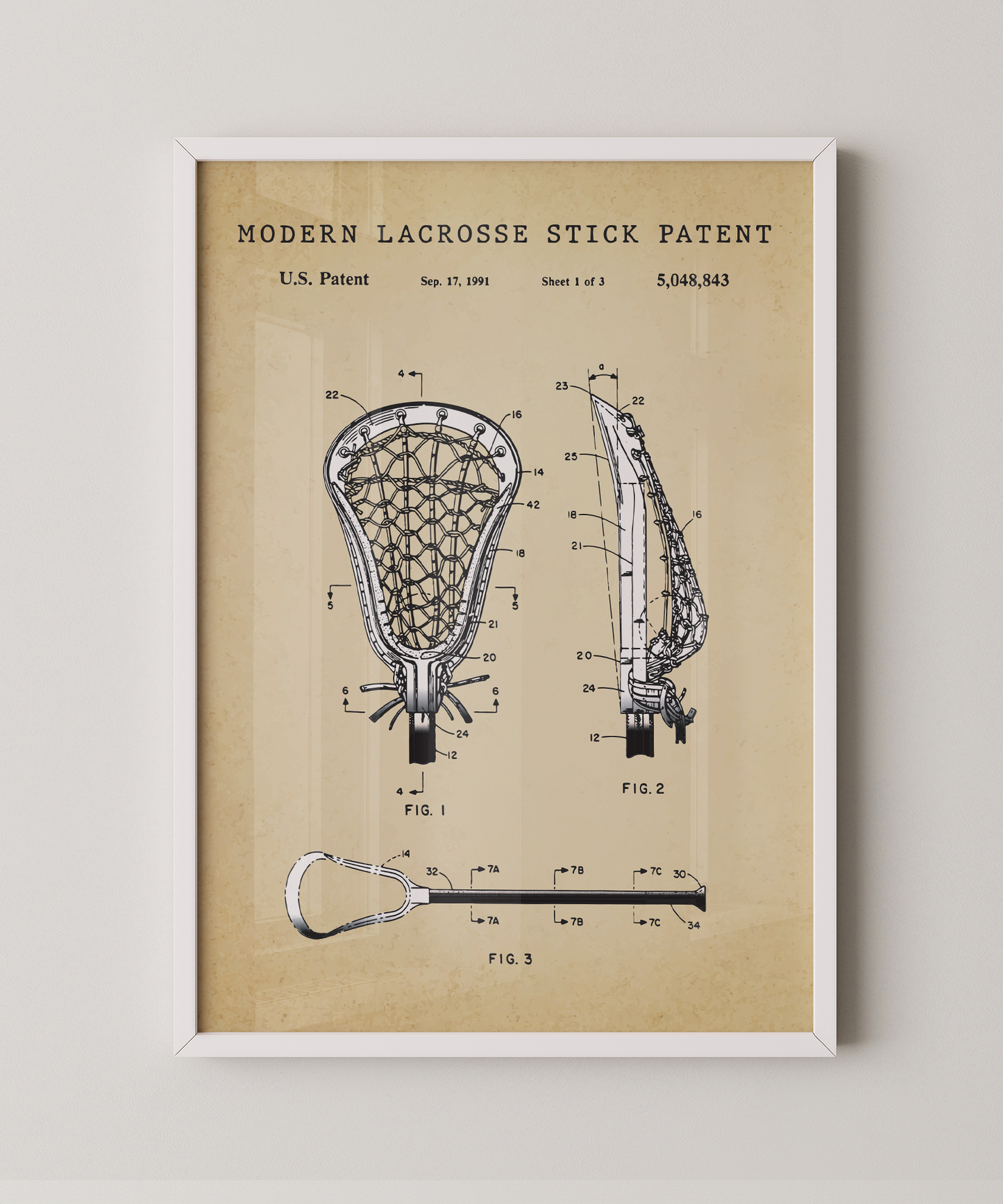 Modern Lacrosse Stick Patent